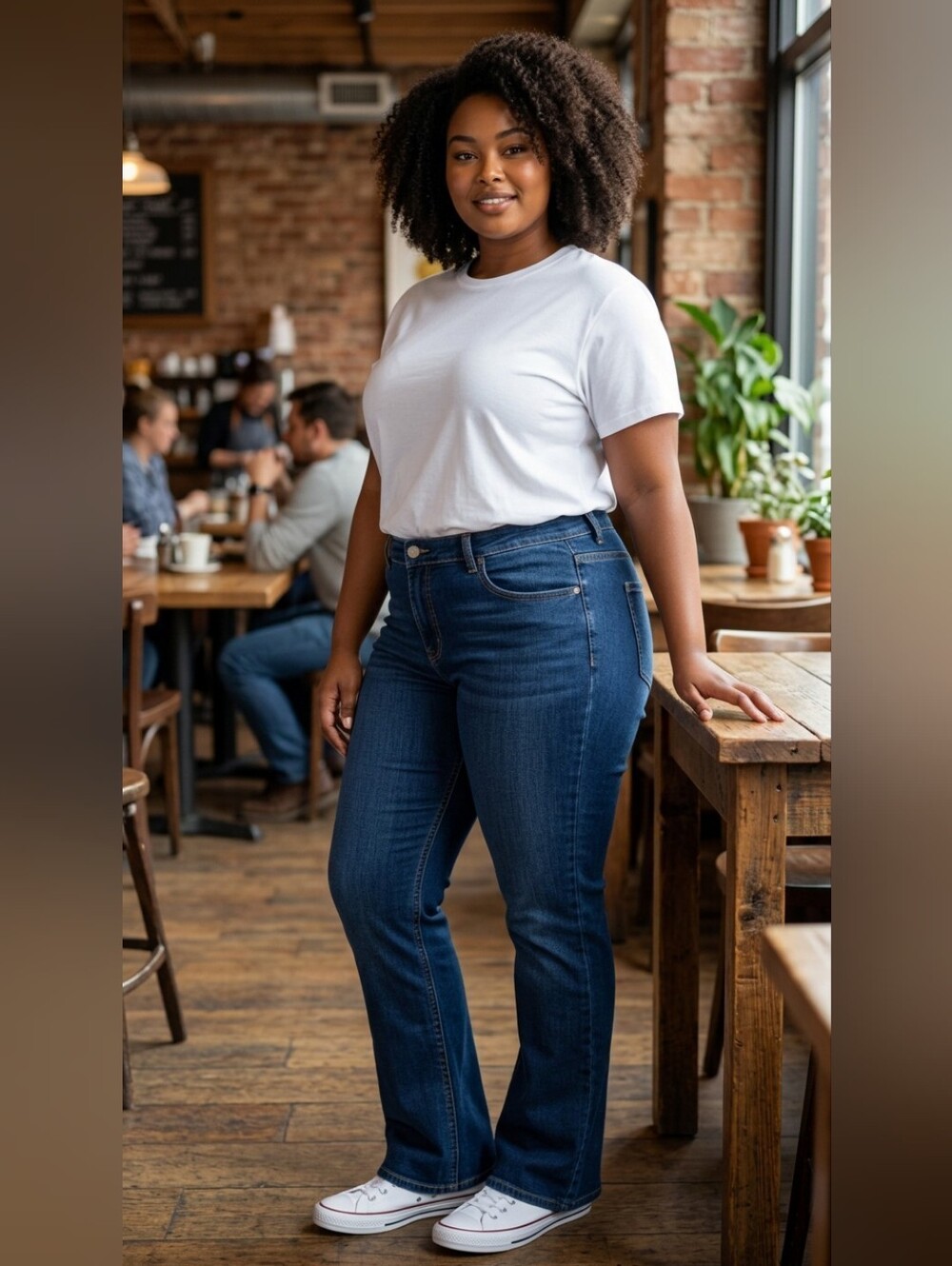 LTS Classic Dark Blue Flare & Wide-Leg Jeans